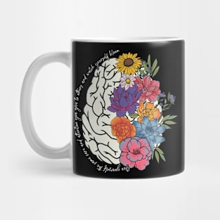 Brain Anatomy, Nurse, Nursing School, Nursing Student Anatomical Layout Brain Mug